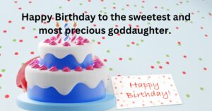 Birthday Wishes for Goddaughter